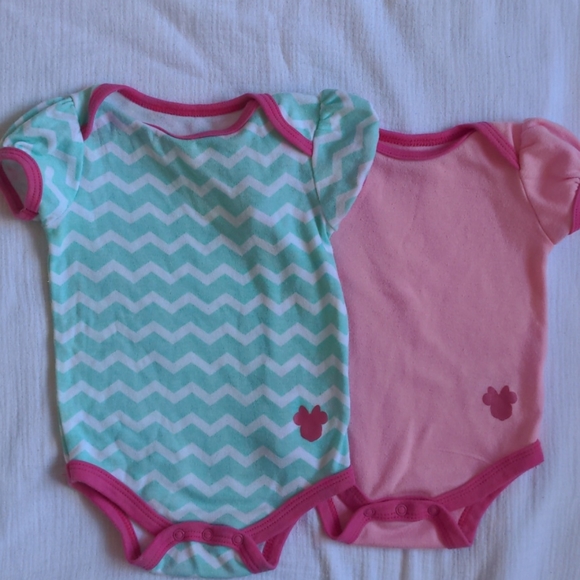 Disney Minnie Onesie Set 3-9months - Picture 1 of 7